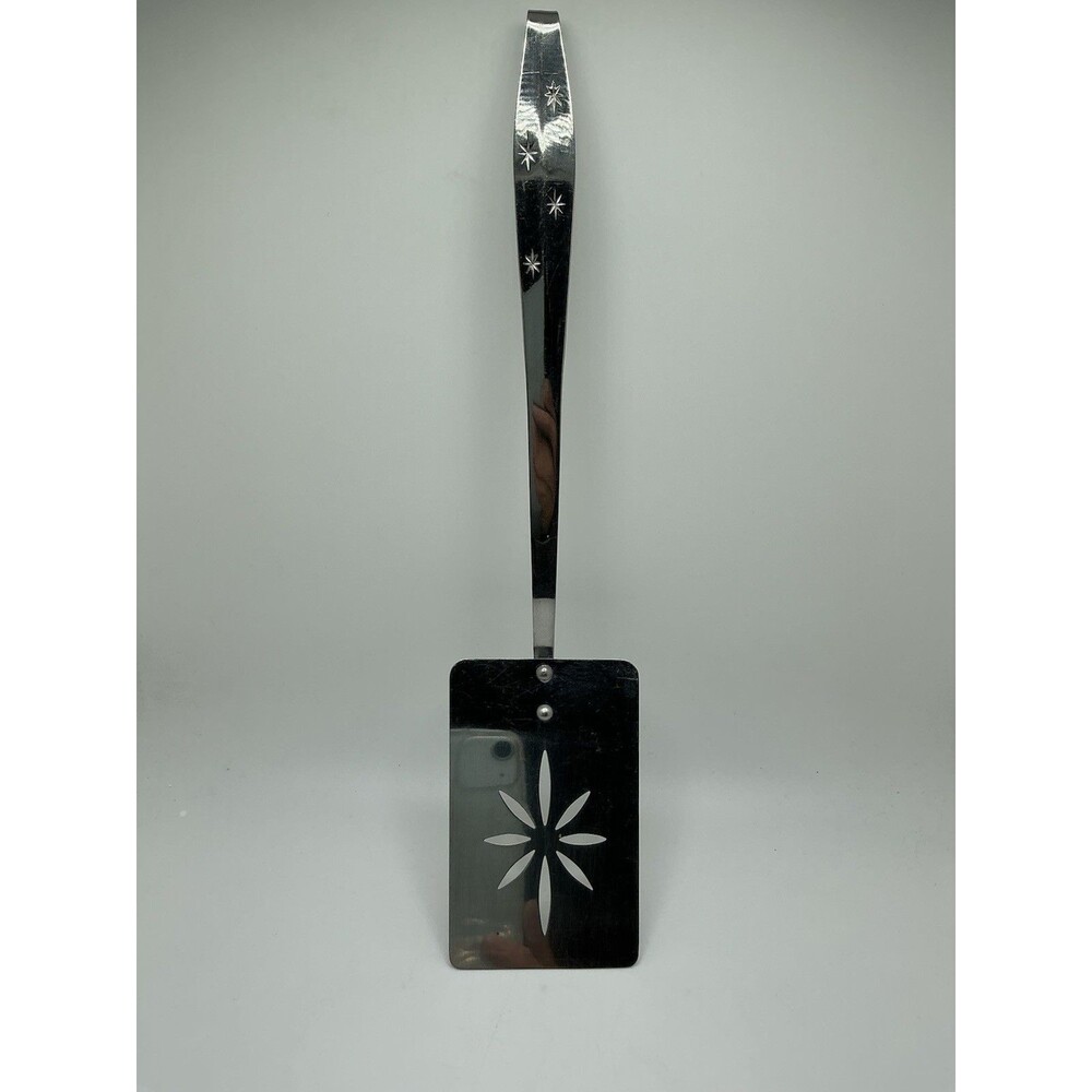 Regent Sheffield Japan Atomic Starburst Spatula  Stainless Steel w/Hanging Hook